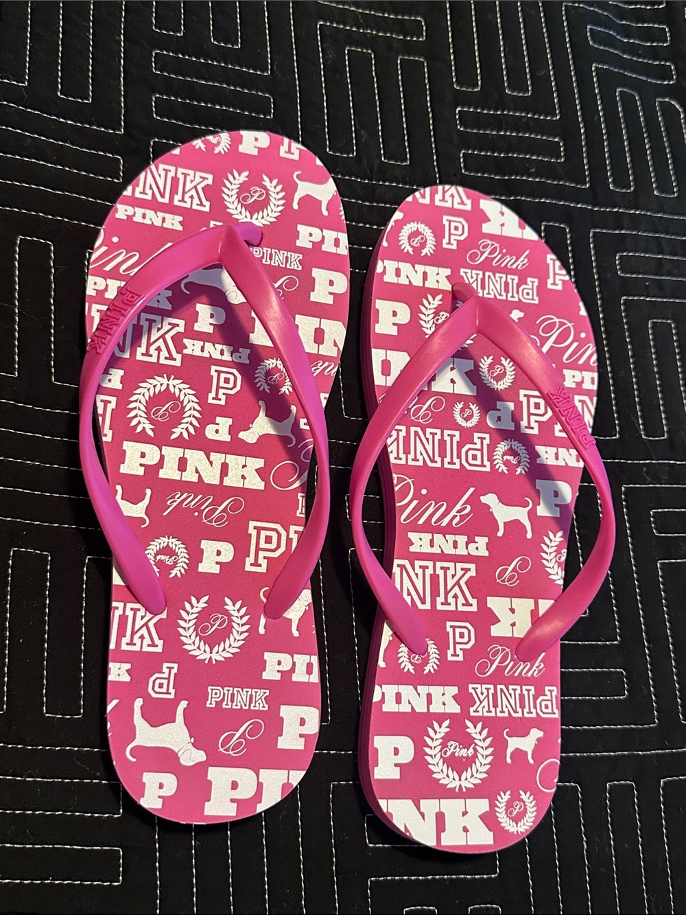Victorias Secret PINK flip-flops